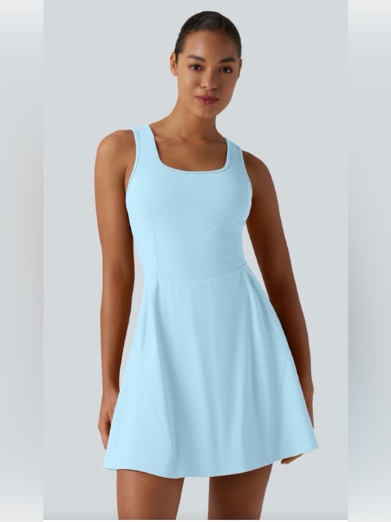 HALARA Dresses & Skirts - HALARA SoftlyZero Airy 2n1 Cool Touch Longer Mini Active Dress with Pockets